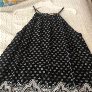 Black and white tank top